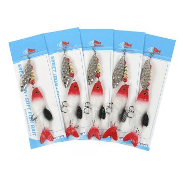 Блесна с силиконовой рыбкой TPY-8cm Weight:14.5g SIZE:8cm col:824